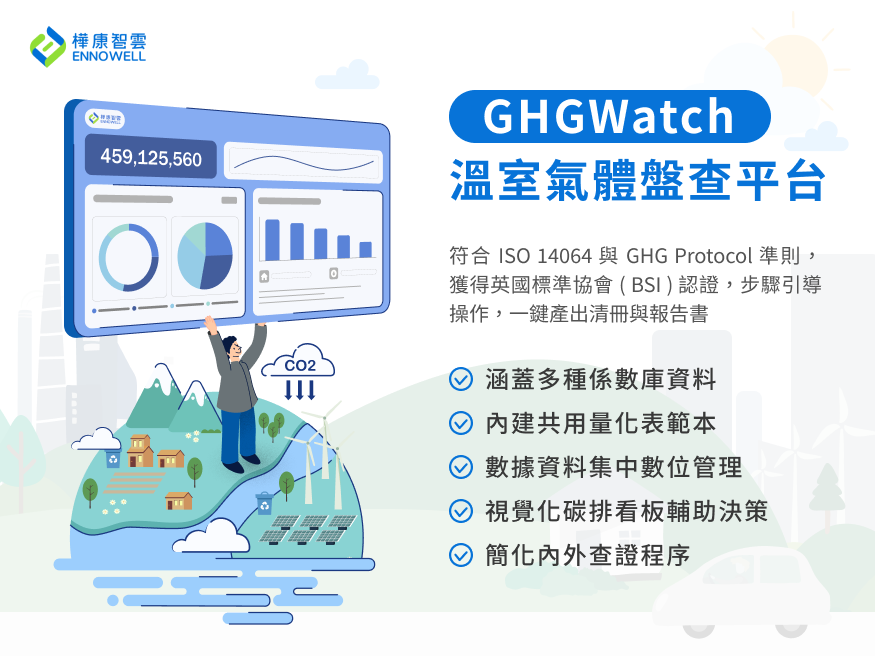 一站式碳管理 || GHGWatch 溫室氣體盤查平台